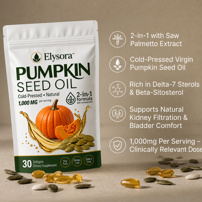 Elysora™ Pumpkin Seed Oil Softgels